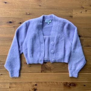 & Other Stories Cropped Boxy Knit Cardigan